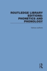 Routledge Library Editions: Phonetics and Phonology - eBook