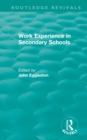 Work Experience in Secondary Schools - eBook