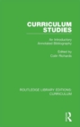 Curriculum Studies : An Introductory Annotated Bibliography - eBook