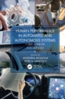 Human Performance in Automated and Autonomous Systems, Two-Volume Set - eBook