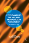 Psychoanalysis, the NHS, and Mental Health Work Today - eBook