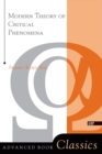 Modern Theory Of Critical Phenomena - eBook