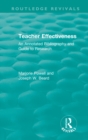 Teacher Effectiveness : An Annotated Bibliography and Guide to Research - eBook