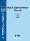 High T<INF>c</INF> Superconductor Materials - eBook