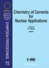 Chemistry of Cements for Nuclear Applications - eBook
