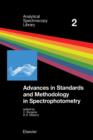 Advances in Standards and Methodology in Spectrophotometry - eBook