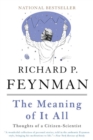 The Meaning of It All : Thoughts of a Citizen-Scientist - Book
