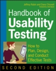Handbook of Usability Testing : How to Plan, Design, and Conduct Effective Tests - Book