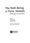 The Well-Being of Farm Animals : Challenges and Solutions - eBook