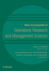 Wiley Encyclopedia of Operations Research and Management Science, 8 Volume Set - Book