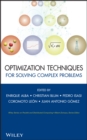 Optimization Techniques for Solving Complex Problems - eBook