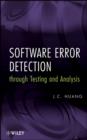 Software Error Detection through Testing and Analysis - eBook