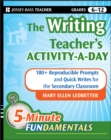 The Writing Teacher's Activity-a-Day : 180 Reproducible Prompts and Quick-Writes for the Secondary Classroom - eBook