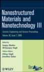 Nanostructured Materials and Nanotechnology III, Volume 30, Issue 7 - eBook