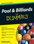 Pool and Billiards For Dummies - eBook