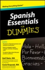 Spanish Essentials For Dummies - eBook
