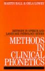 Methods in Clinical Phonetics - eBook