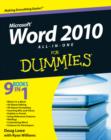 Word 2010 All-in-One For Dummies - eBook