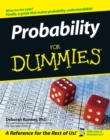 Probability For Dummies - Book