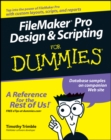 FileMaker Pro Design and Scripting For Dummies - Book