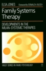 Family Systems Therapy : Developments in the Milan-Systemic Therapies - Book