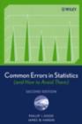 Common Errors in Statistics (and How to Avoid Them) - eBook