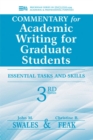 Commentary for Academic Writing for Graduate Students : Essential Tasks and Skills, Teacher's Notes & Key - Book