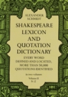 Shakespeare Lexicon and Quotation Dictionary, Vol. 2 - eBook