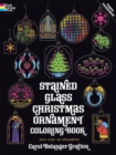 Stained Glass Christmas Ornament Coloring Book - Book