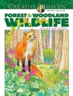 Creative Haven Forest & Woodland Wildlife Coloring Book - Book