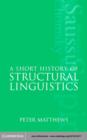 Short History of Structural Linguistics - eBook