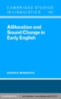 Alliteration and Sound Change in Early English - eBook
