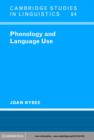 Phonology and Language Use - eBook