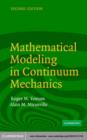 Mathematical Modeling in Continuum Mechanics - eBook
