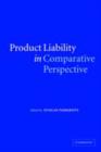 Product Liability in Comparative Perspective - eBook