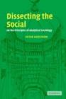 Dissecting the Social : On the Principles of Analytical Sociology - eBook