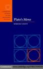 Plato's Meno - eBook