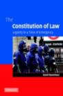 Constitution of Law : Legality in a Time of Emergency - eBook