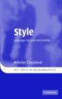 Style : Language Variation and Identity - eBook