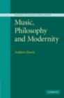 Music, Philosophy, and Modernity - eBook