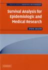 Survival Analysis for Epidemiologic and Medical Research - eBook
