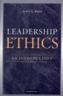 Leadership Ethics : An Introduction - eBook