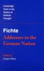 Fichte: Addresses to the German Nation - eBook