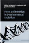 Form and Function in Developmental Evolution - eBook