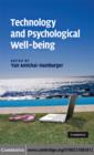 Technology and Psychological Well-being - eBook