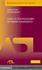 Logical Foundations of Proof Complexity - eBook