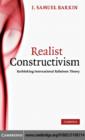Realist Constructivism : Rethinking International Relations Theory - eBook