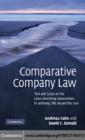 Comparative Company Law : Text and Cases on the Laws Governing Corporations in Germany, the UK and the USA - eBook