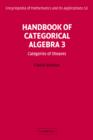 Handbook of Categorical Algebra: Volume 3, Sheaf Theory - eBook