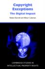 Copyright Exceptions : The Digital Impact - eBook